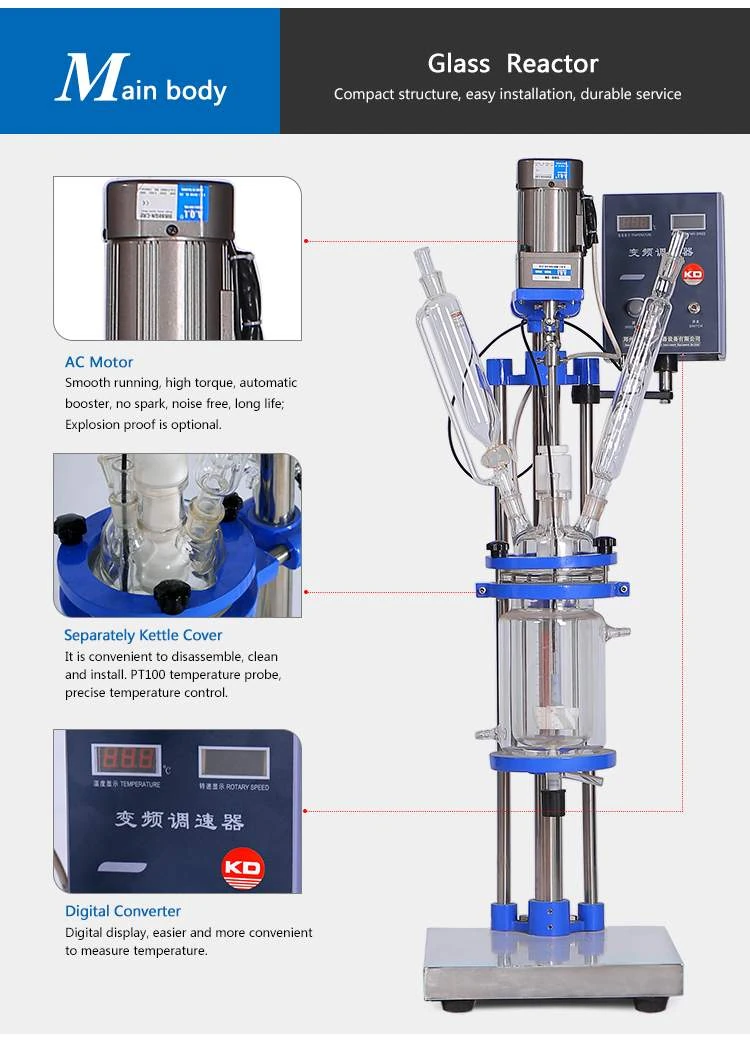 jacketed glass reactor laboratory