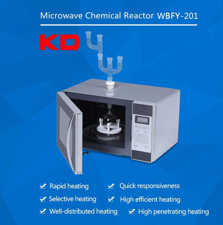 Continuous microwave chemical reactor machine