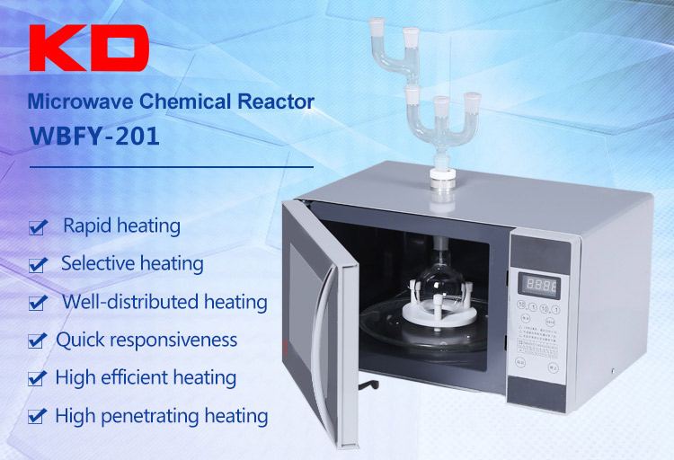 Continuous microwave chemical reactor equipment