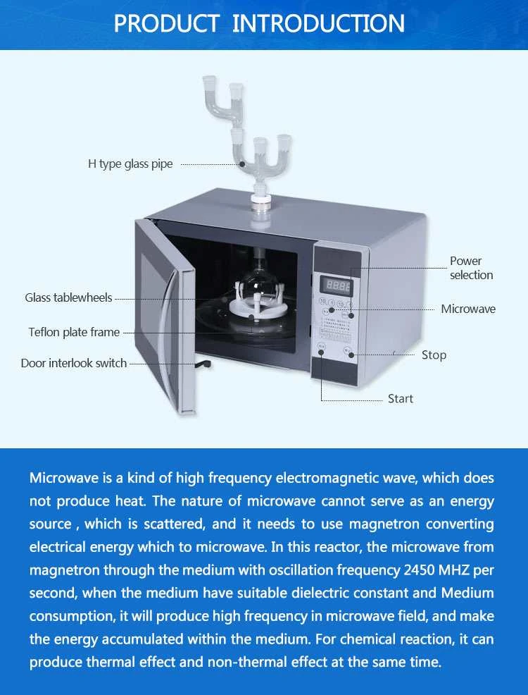 Continuous microwave chemical reactor system