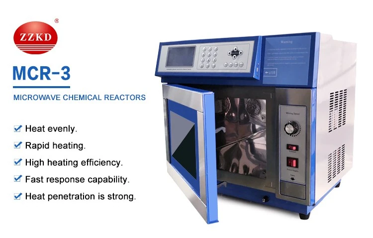 Industrial microwave chemical reactor