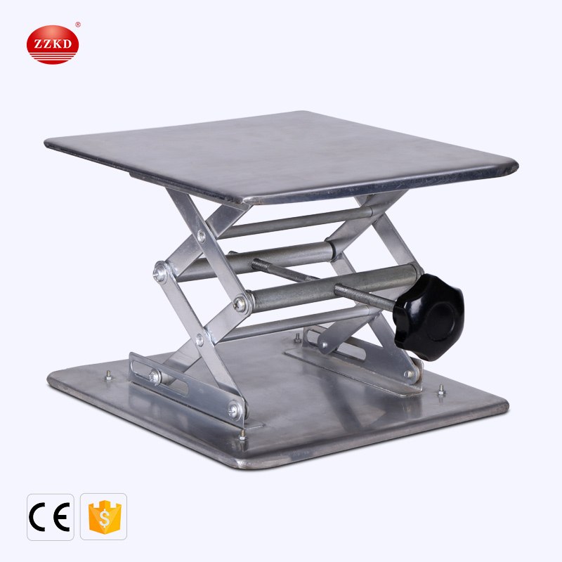 Laboratory stainless steel scissor lift table price for sale