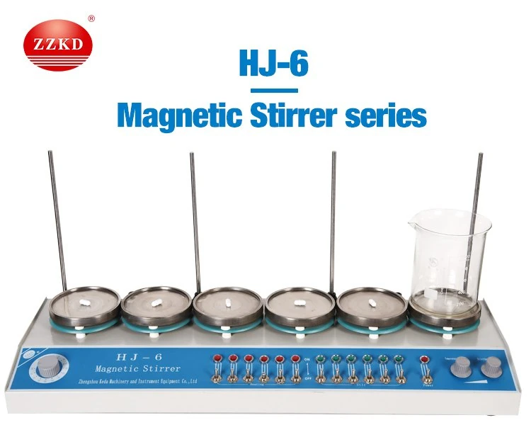 6 position magnetic stirrer