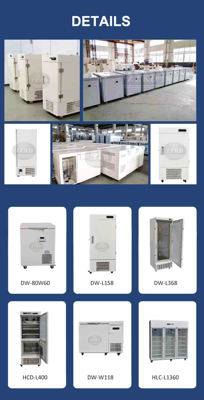 ultra low temperature freezer for vaccines