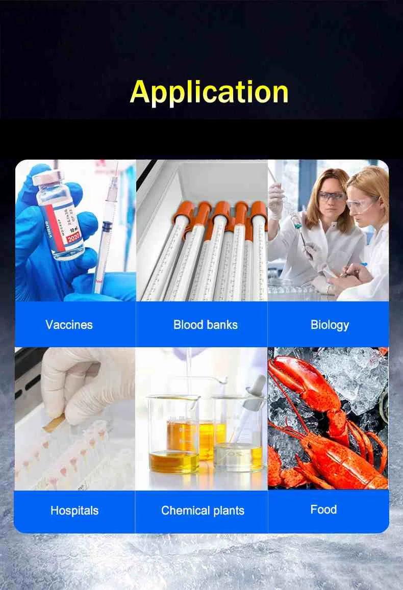 ultra low temperature freezer for vaccines
