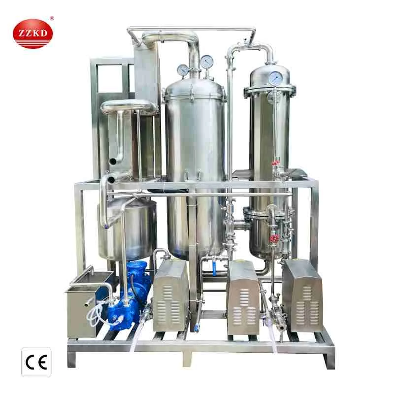 Falling film evaporator working principle