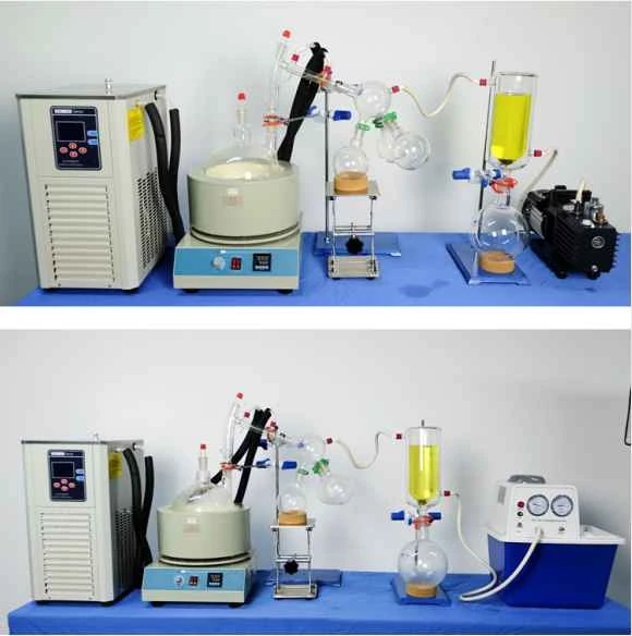 How to use a short path distillation kit