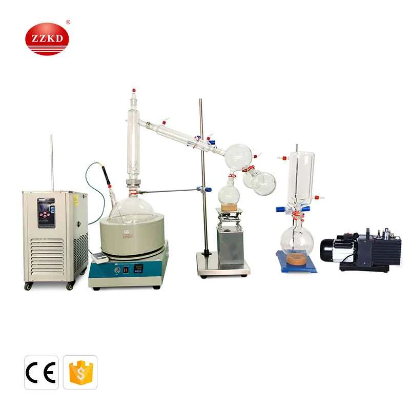Short path distillation can be used to