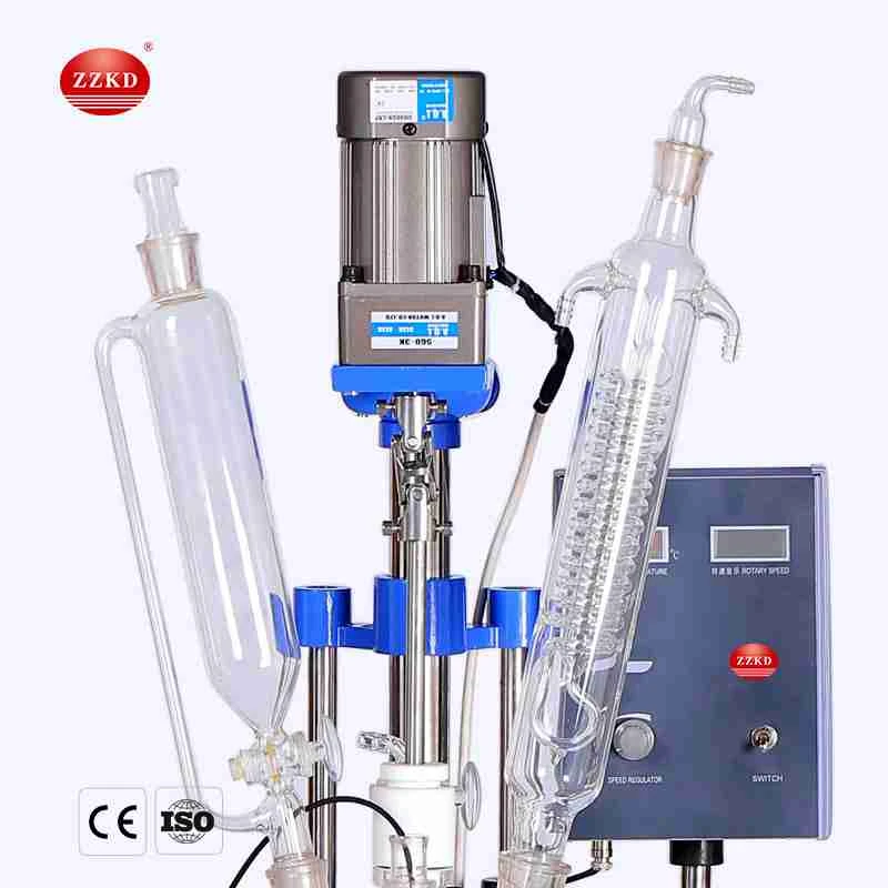 jacketed glass reactor reaction vessel