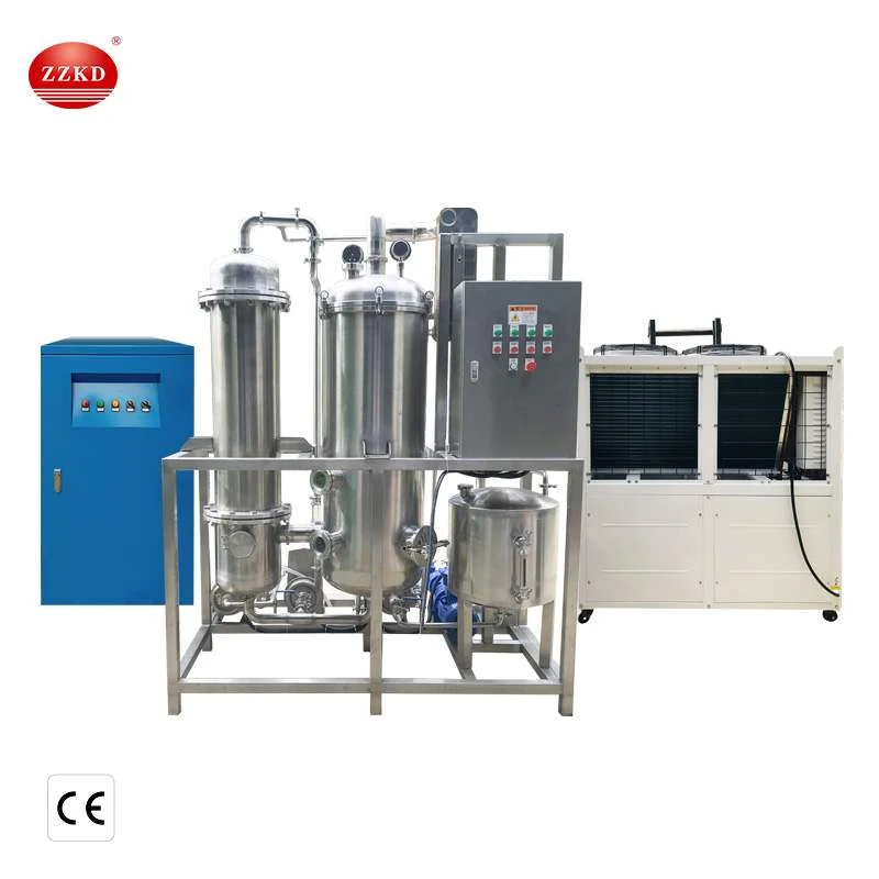 Lab small scale falling film evaporator hemp