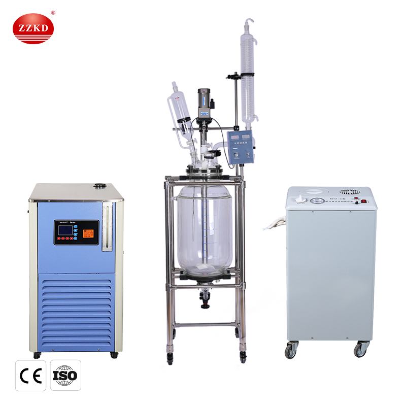 double wall glass reactor