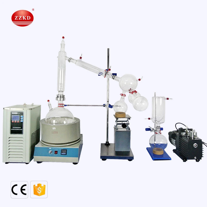 How to use a short path distiller kit？