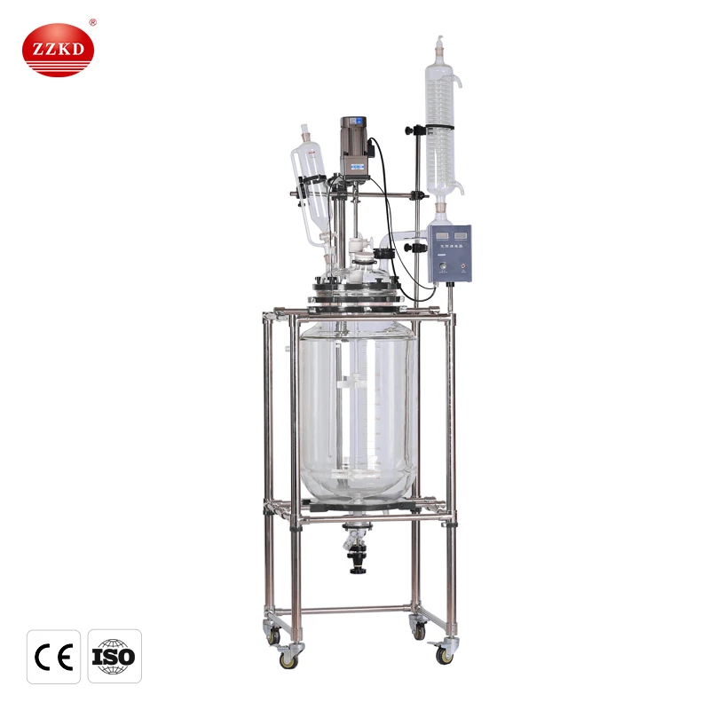 100l glass reactor