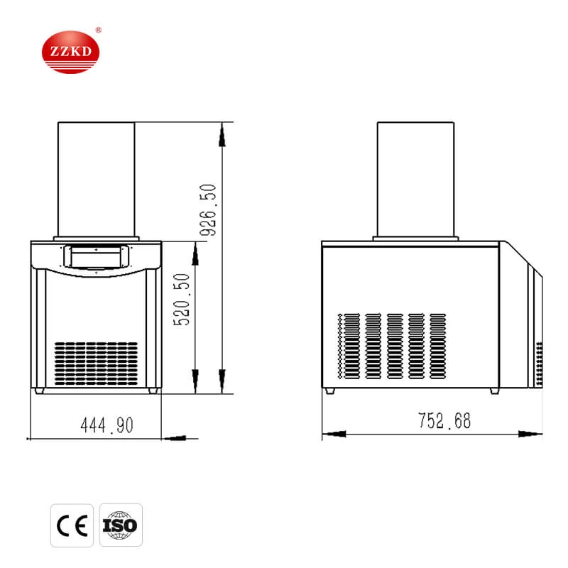 The main features of the small freeze dryer