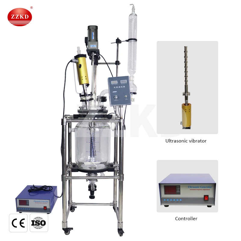 double glass reactor