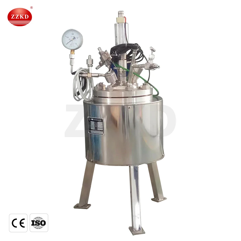 Stainless Steel Reactor Vessel Specifications
