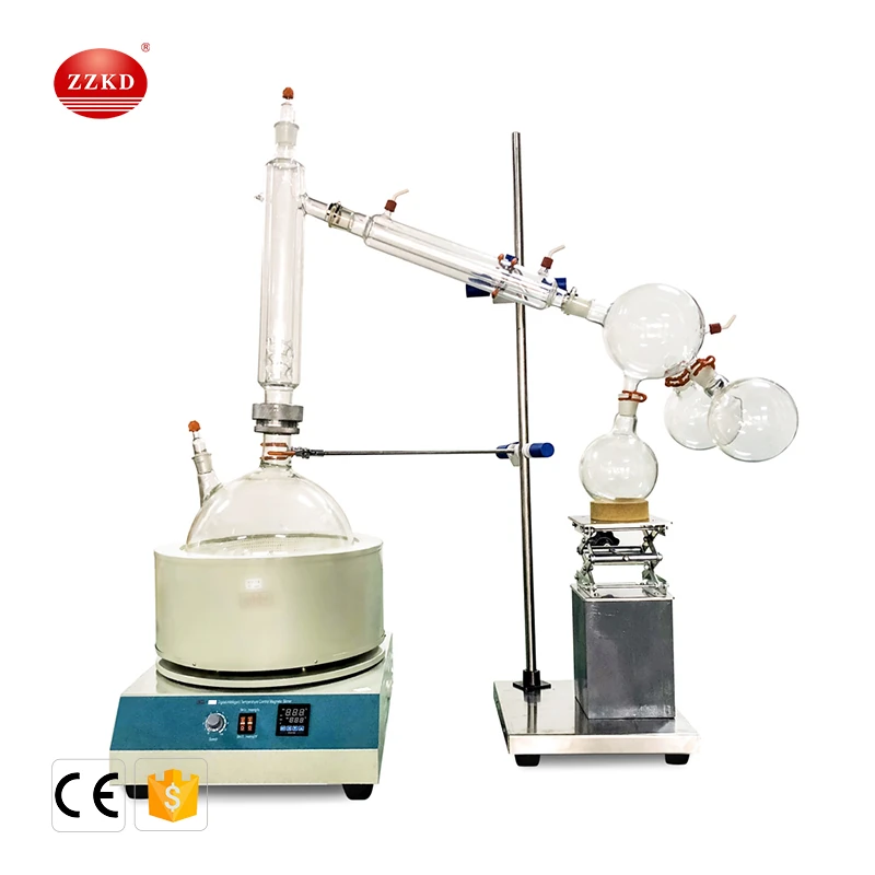 short path distillation procedure