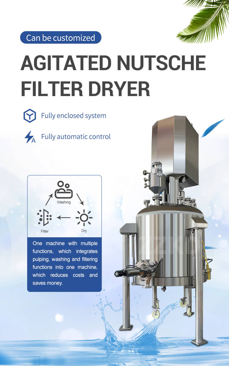 Agitated Nutsche Filter Dryer