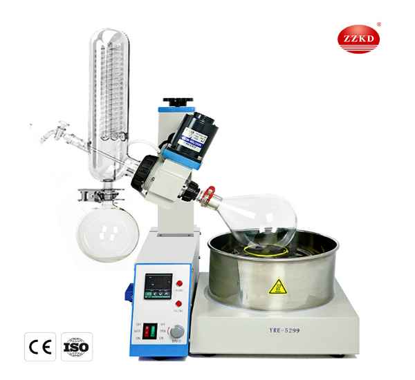RE-5299 rotary evaporator is the rotary evaporator independently developed by our company, which is a small-capacity rotary evaporator.Equipped with stainless steel water bath,It is cheap, easy to operate, stable in quality, economical and practical. 